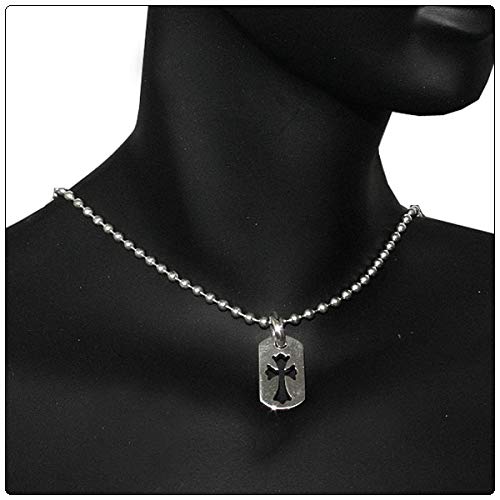 Amazon.co.jp: Chrome Hearts Dog Tag Tiny Cutout Cross Dog Tag