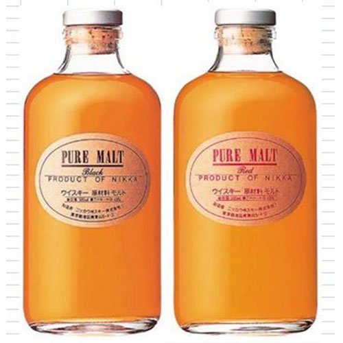 Amazon.co.jp: Nikka Pure Malt, Black & Red, 16.9 fl oz (500 ml