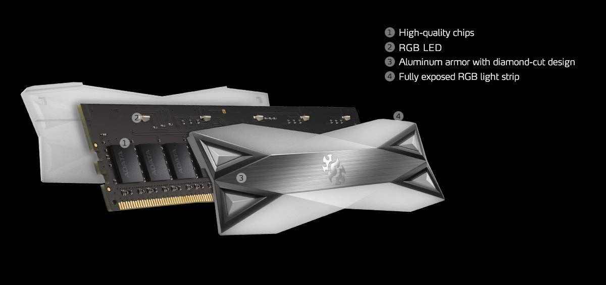 Amazon | ADATA(エイデータ) 増設メモリ XPG SPECTRIX D60G