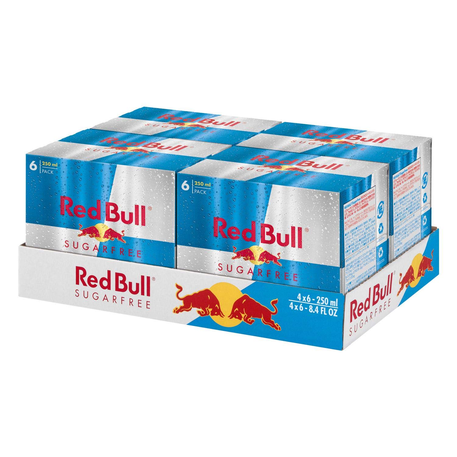 Amazon.co.jp: レッドブル エナジードリンク シュガーフリー 250ml×72