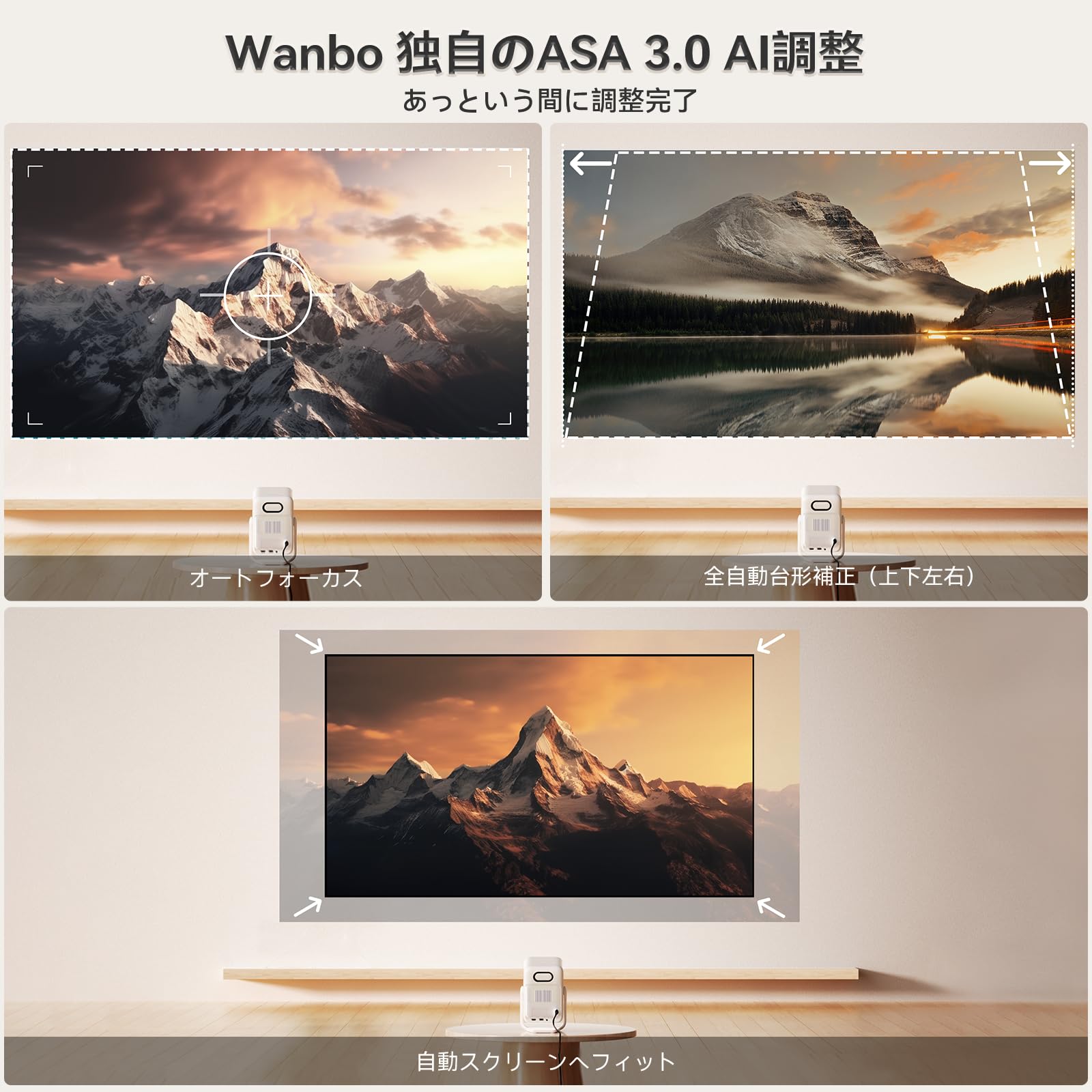 Amazon.co.jp: Wanbo T2 Ultra プロジェクター Android TV 11.0搭載