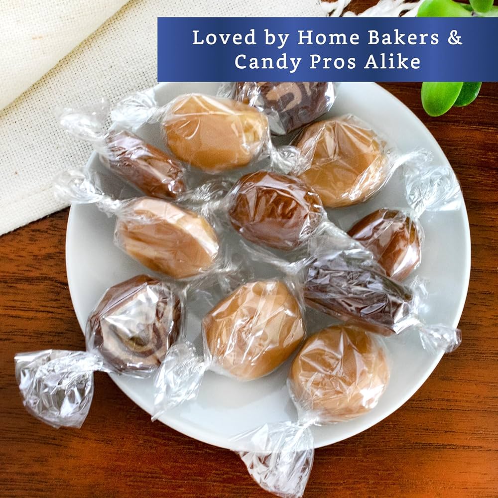 Amazon.co.jp: キャラメル用クリアキャンディラッパー (600枚 3.5×5