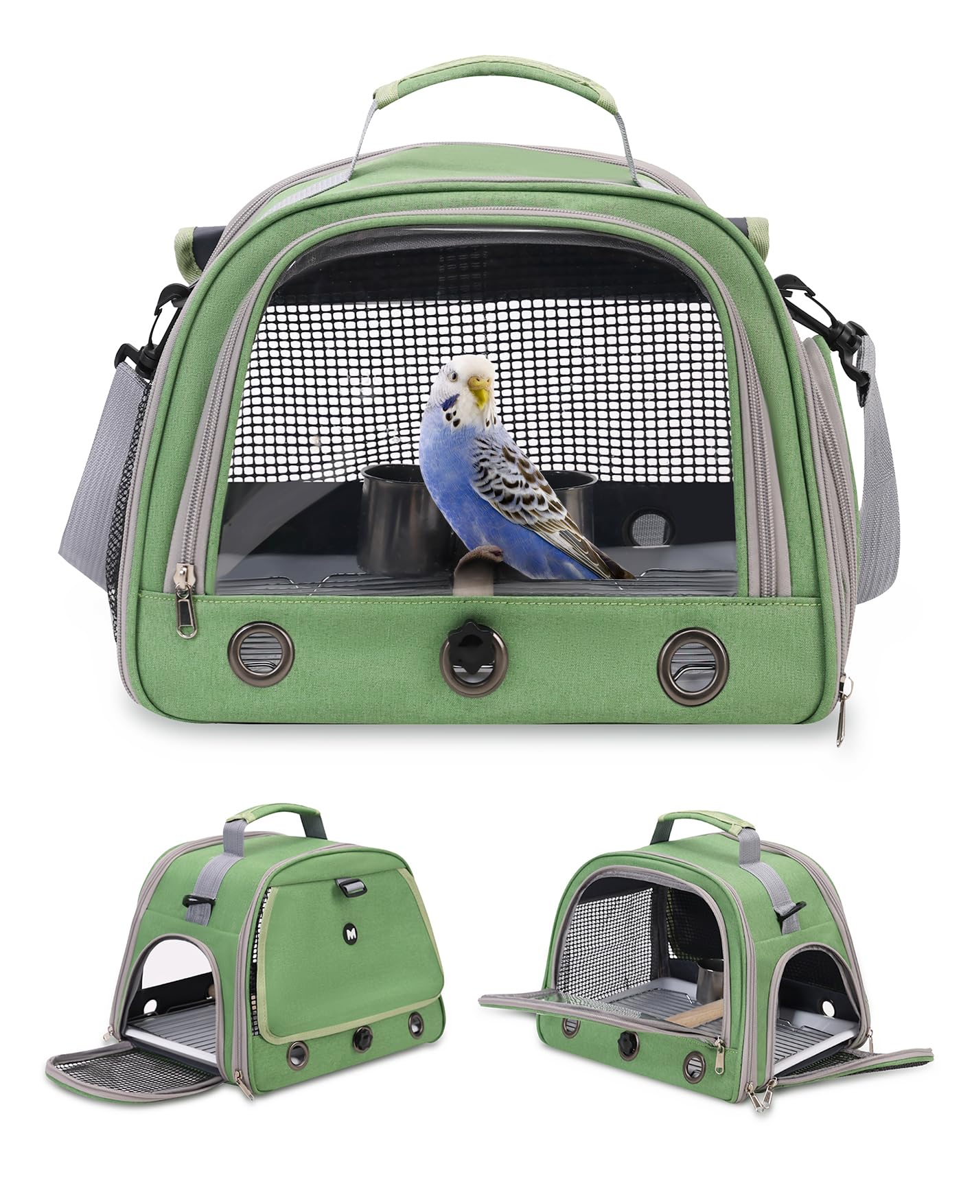 Amazon | YUCHONG 鳥 キャリーバッグ インコ キャリー 止まり木付き