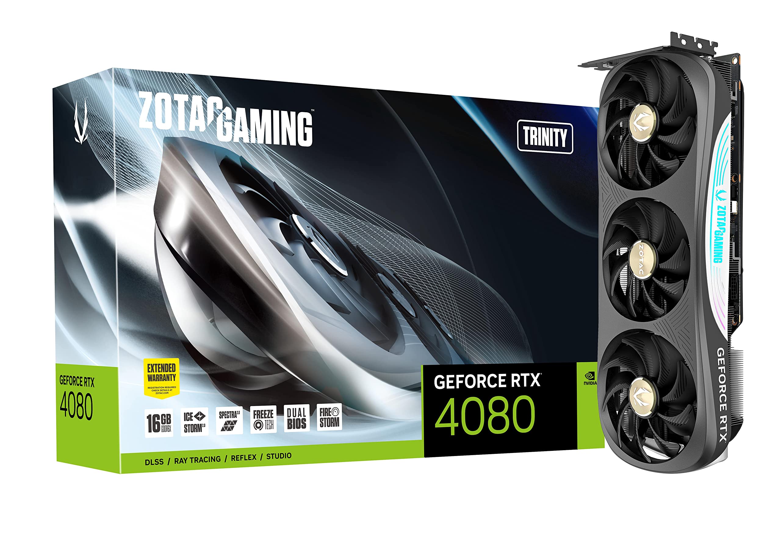 Amazon.com: ZOTAC Gaming GeForce RTX 4080 16GB Trinity 16GB GDDR6X