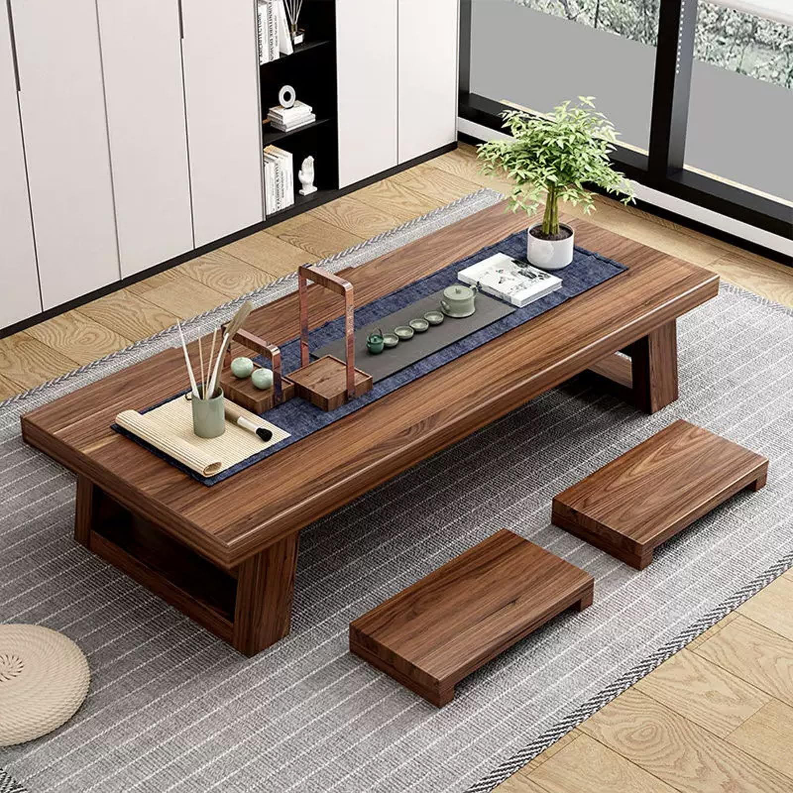 Amazon.com: sdneNest Japanese Style Floor Dining Table Modern