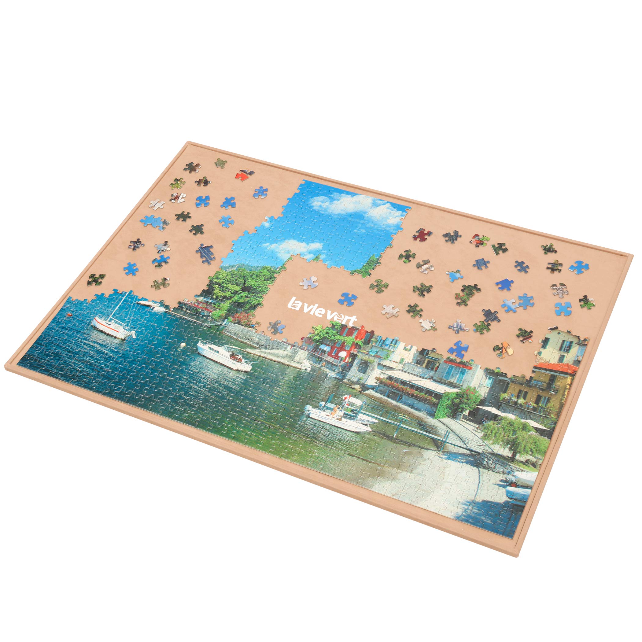Amazon.com: Lavievert Wooden Jigsaw Puzzle Board, Lightweight