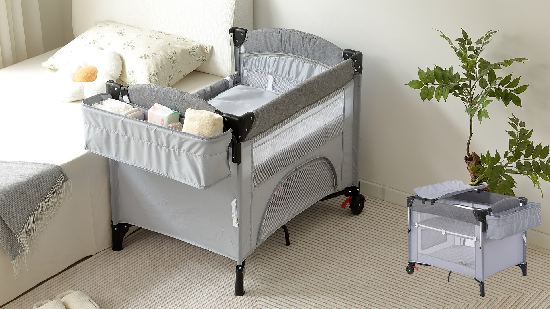 Amazon | Kennkari ベビーサークル 折りたたみ プレイヤード サイド高