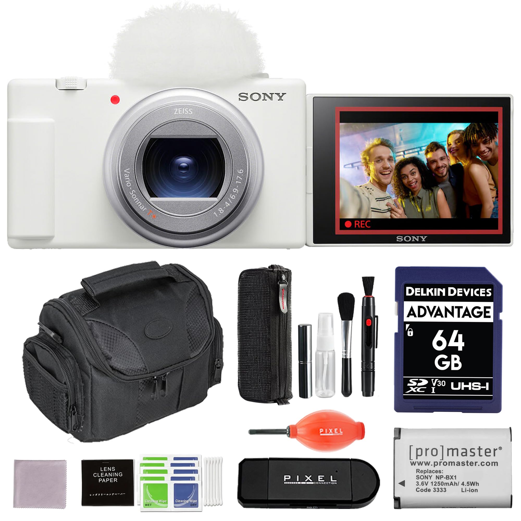 Amazon.com : Sony ZV-1 II Digital Camera (White) Advanced