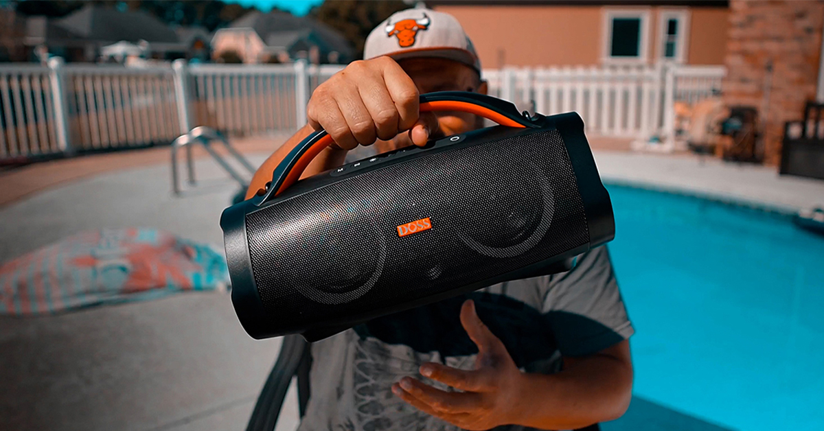 DOSS Extreme Boom Pro Bluetooth Speaker with 100W Stereo Sound