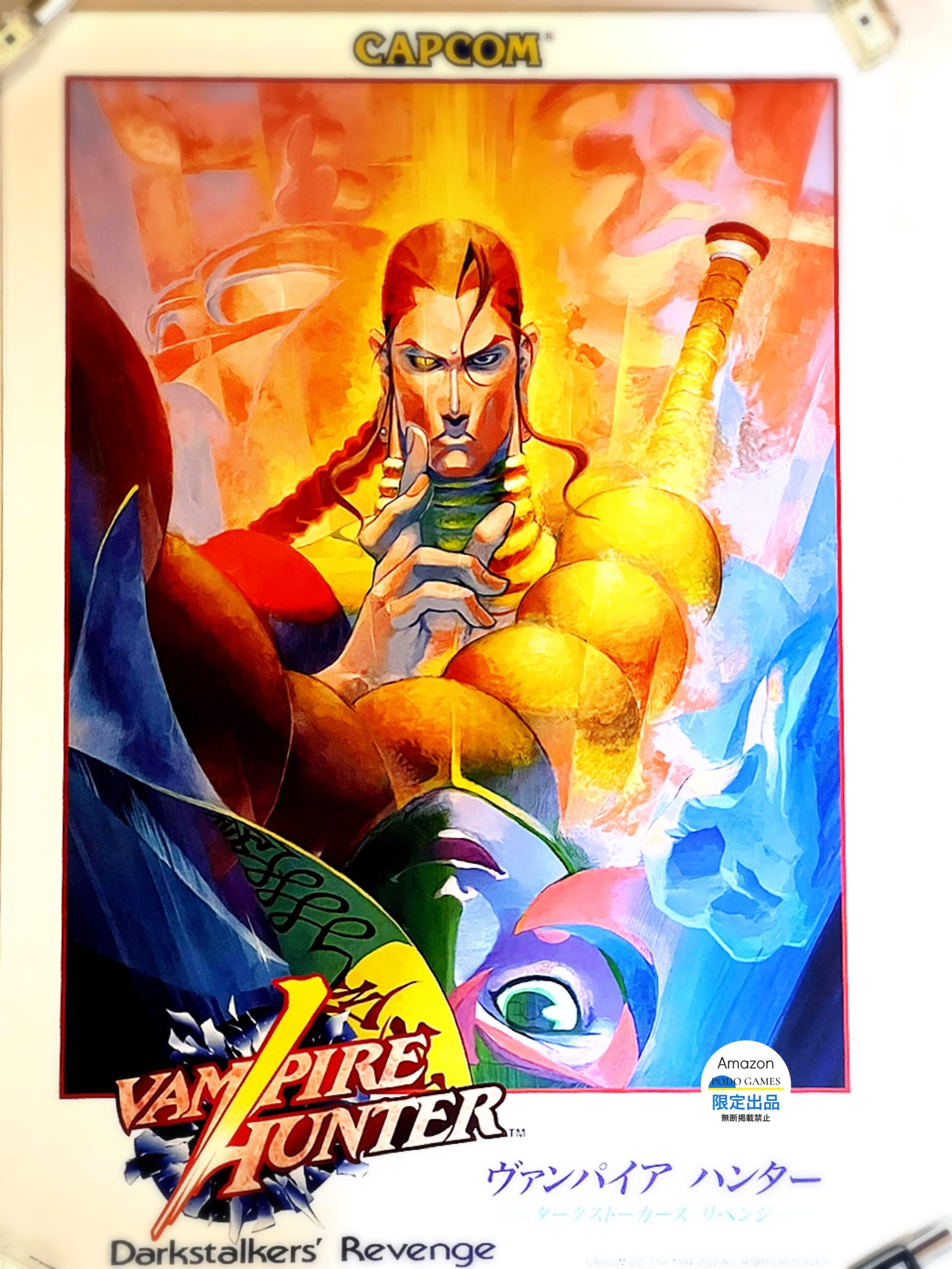 Amazon.co.jp: カプコン ファイティング コレクション 復刻B2ポスター