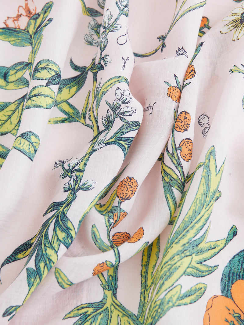 コットンシルクストールポンポン120＞アンティークフラワー – manipuri