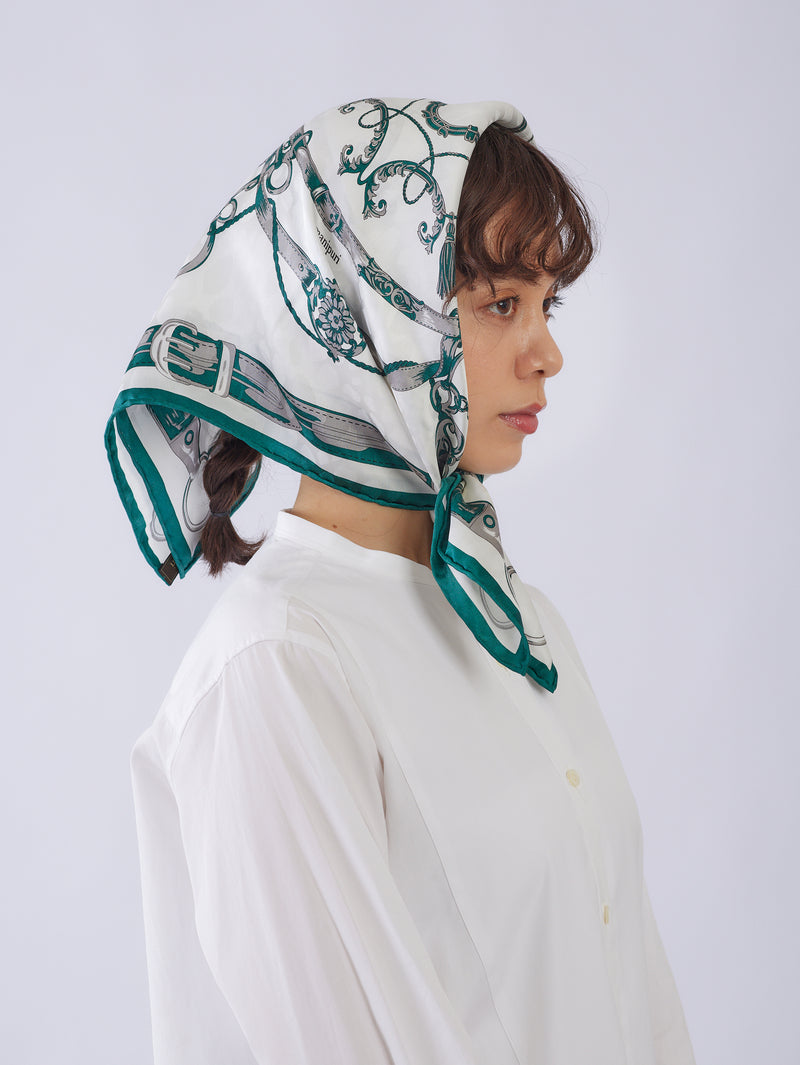 シルクスカーフ65＞ジャガード織クラシックベルト – manipuri