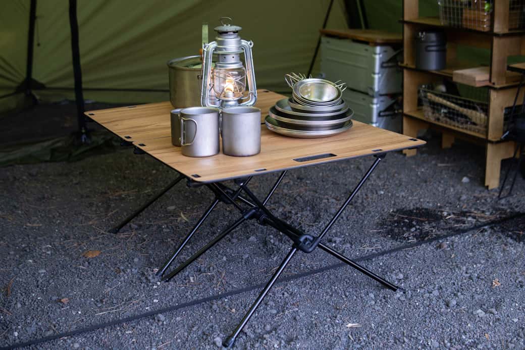 ヘリノックス テーブルワン ソリッドトップ レビュー。汚れOK！秀逸