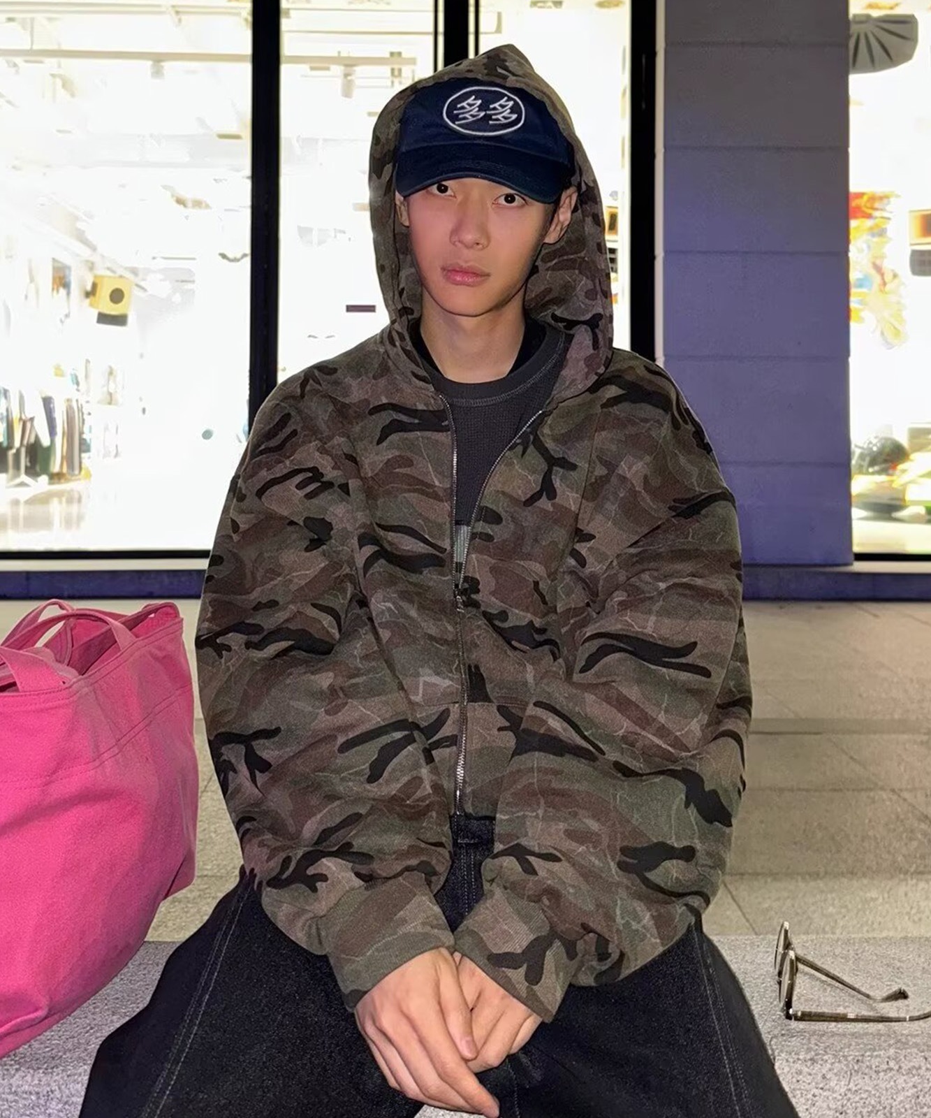 DEVICE select 】カモフラ 迷彩 ジップパーカー メンズ レディース