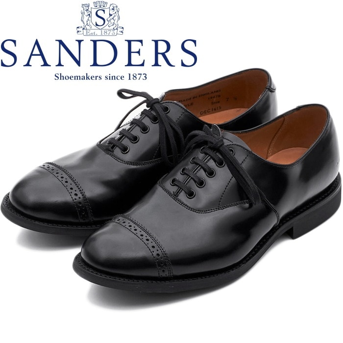 サンダース ミリタリー SANDERS 1947 MILITARY PUNCHED CAP OXFORD