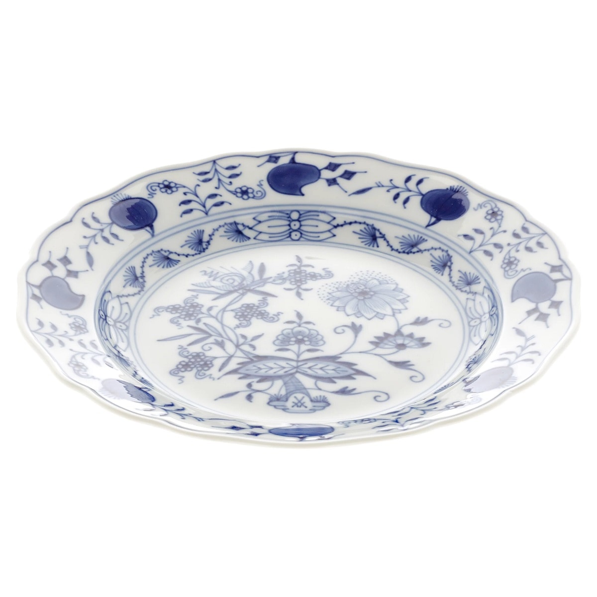 マイセン ブルーオニオン プレート 20cm 800101/00472 | ブルー