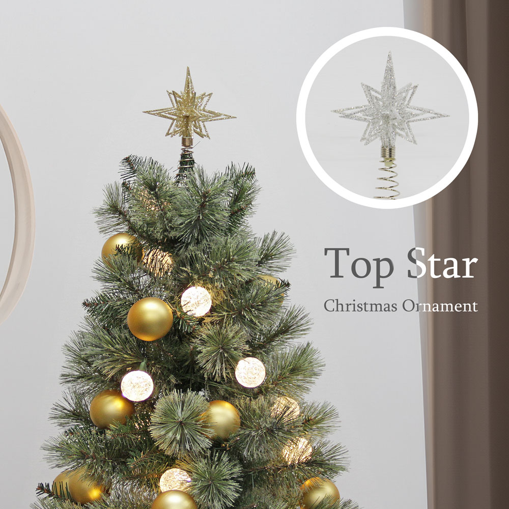 トップスター ツリートップ 18cm オーナメント単品 コンパクト