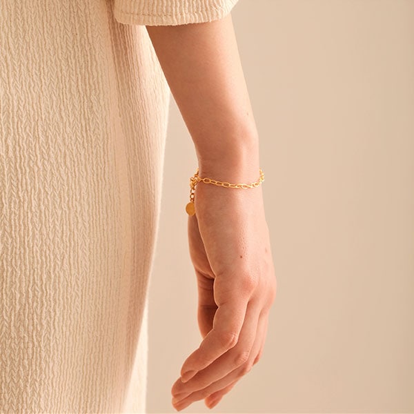 Sana チェーンブレスレット レディースアクセサリー イエローゴールド