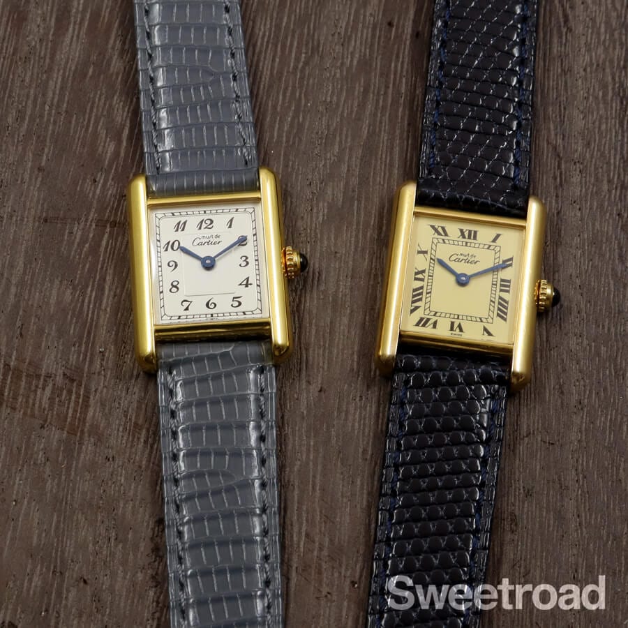 革ベルト カシス リザードレザー カルティエ SMサイズ対応 接続幅15mm