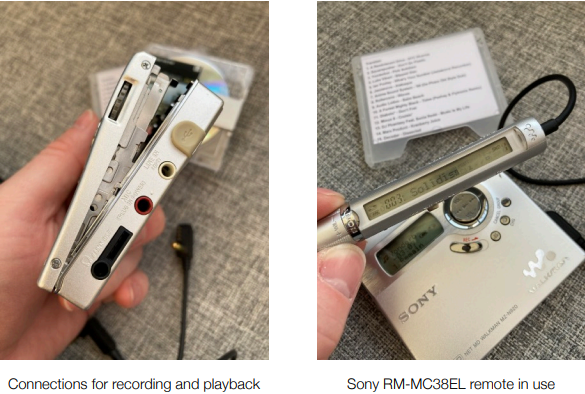 Review - Sony MiniDisc Recorder MZ-N920 | MDCon