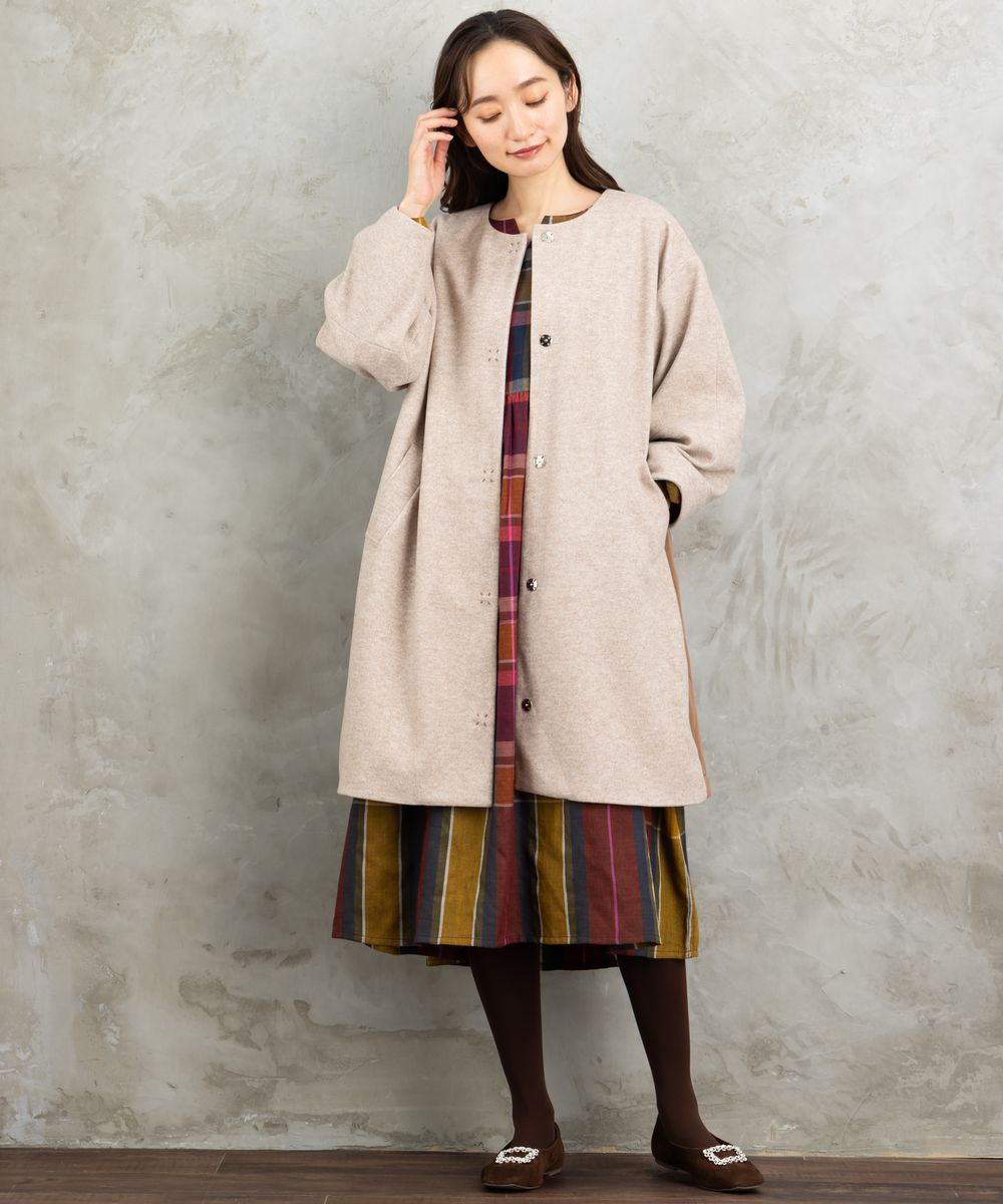 Pandori waraichi Vネックチェックワンピース – マインドウインド公式