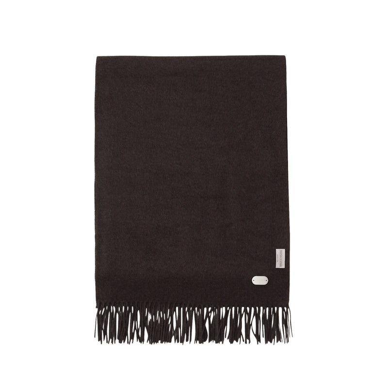 干場別注カラー】100%シルクストール ダークブラウン TESSITURA DI