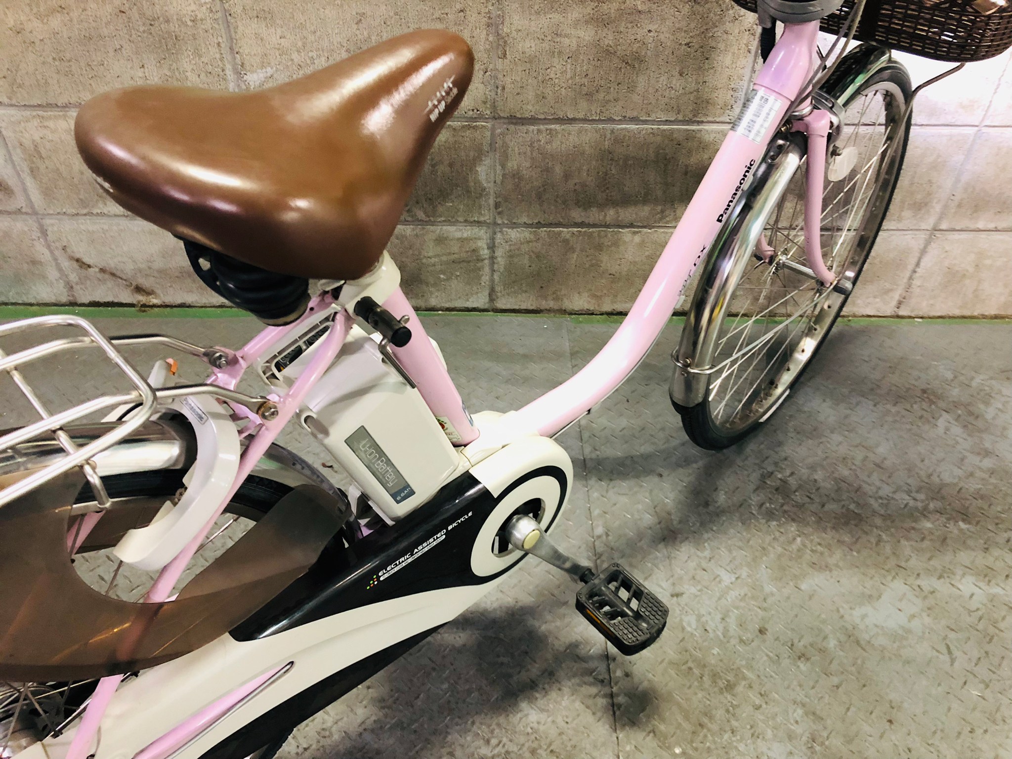 電動自転車 パナソニック VIVI DX 24インチ 3.1Ah ピンク | 国産・中古