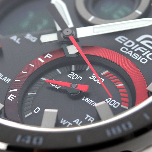 カシオ エディフィス 海外モデル ソーラー ECB-900 メンズ アナデジ