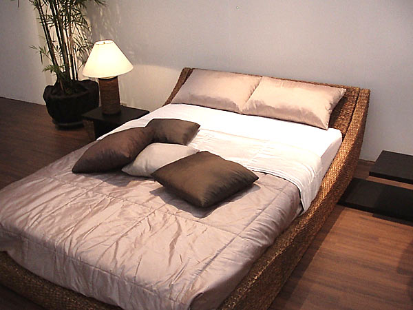 ウォーターヒヤシンス ベッド ダブル 「タイ国際家具展示会（TIFF