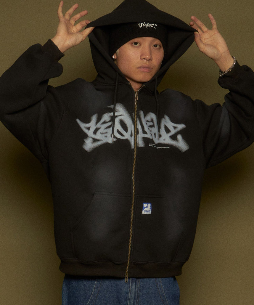 SEQUENZ（シークエンズ）】FADE ZIP P/K /フルジップ オーバーサイズ