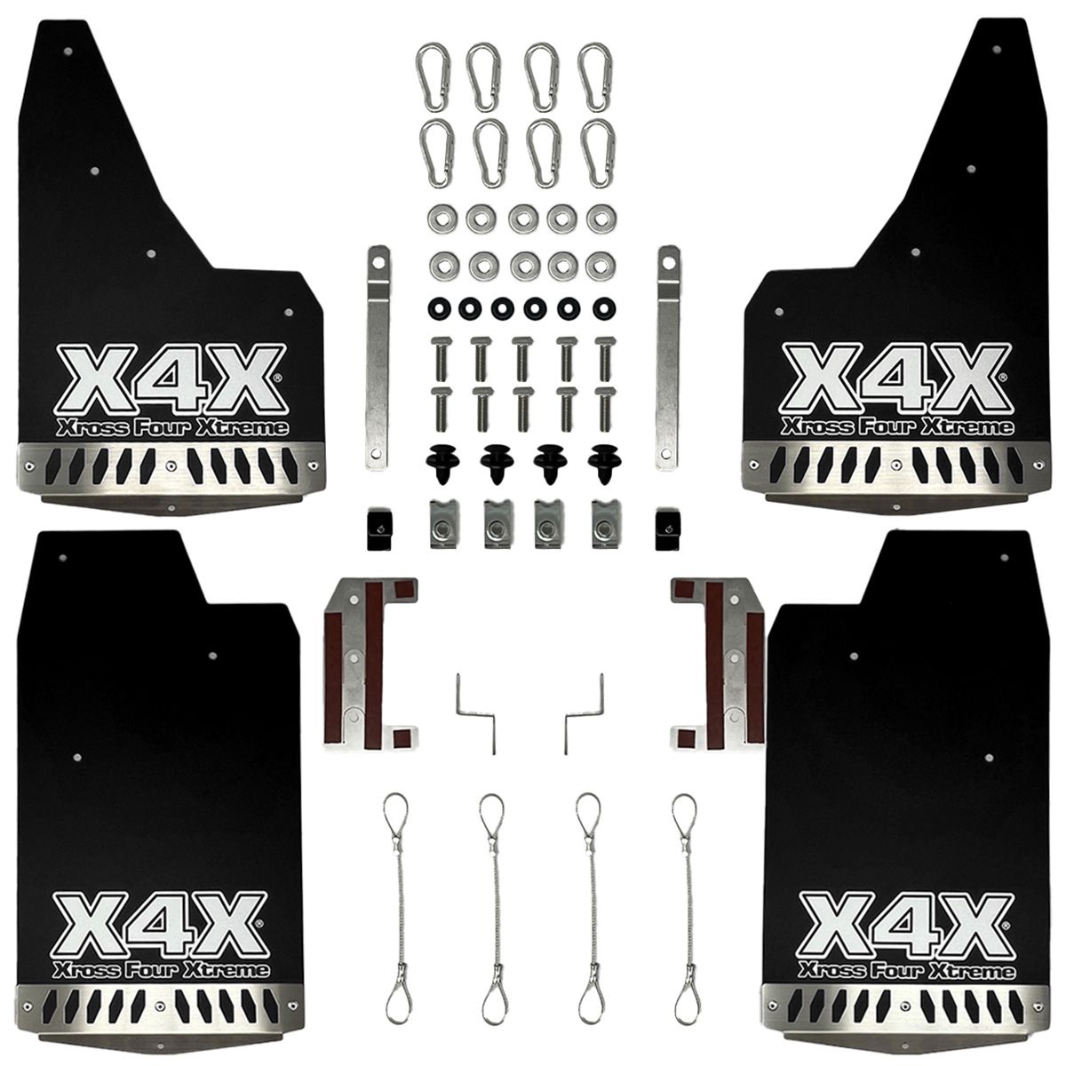 autoflags オートフラッグス X4X マッドフラップ ブラック ミツビシ