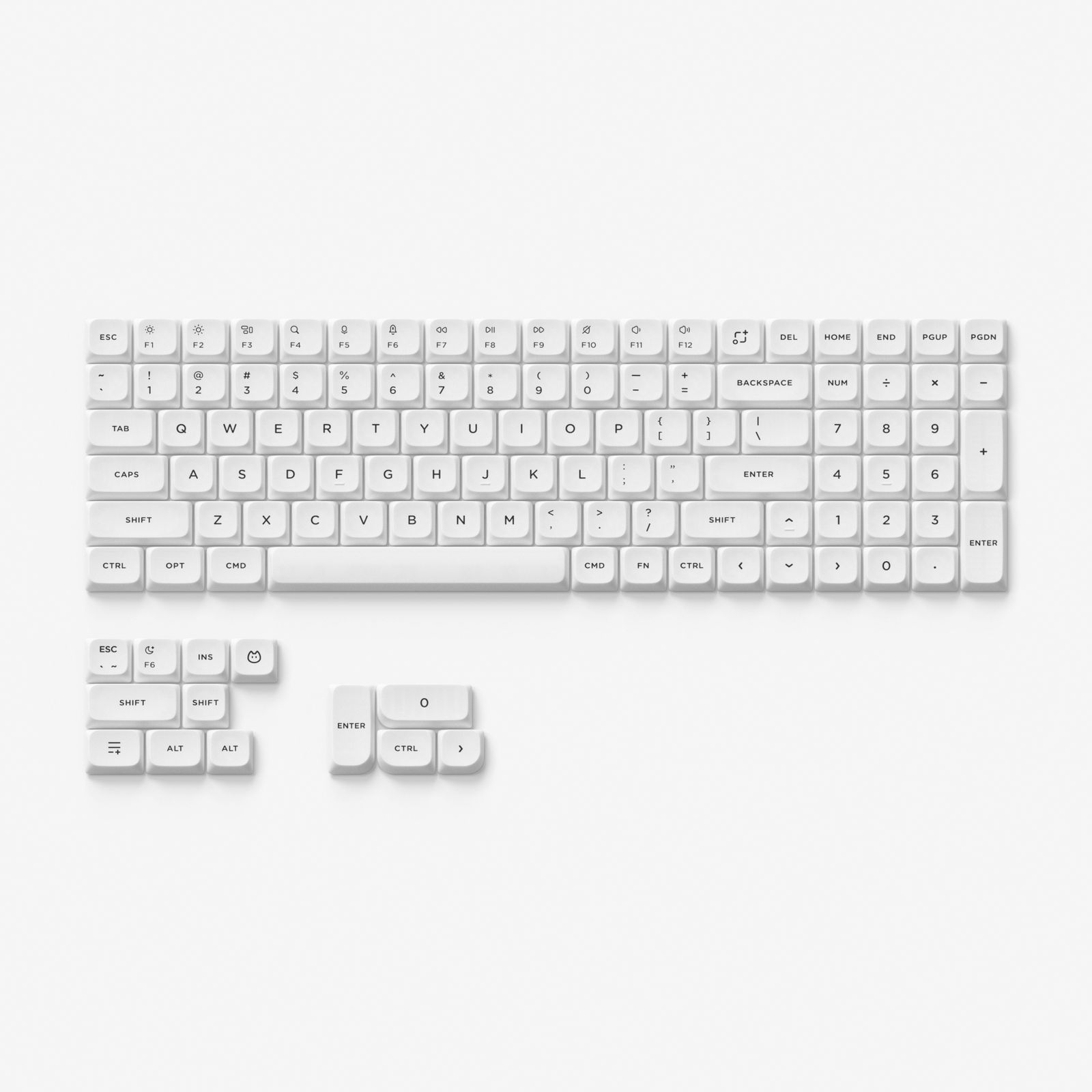 Nuphy Air96 V2 : White & Low Profile Mechanical Keyboard – NuPhy