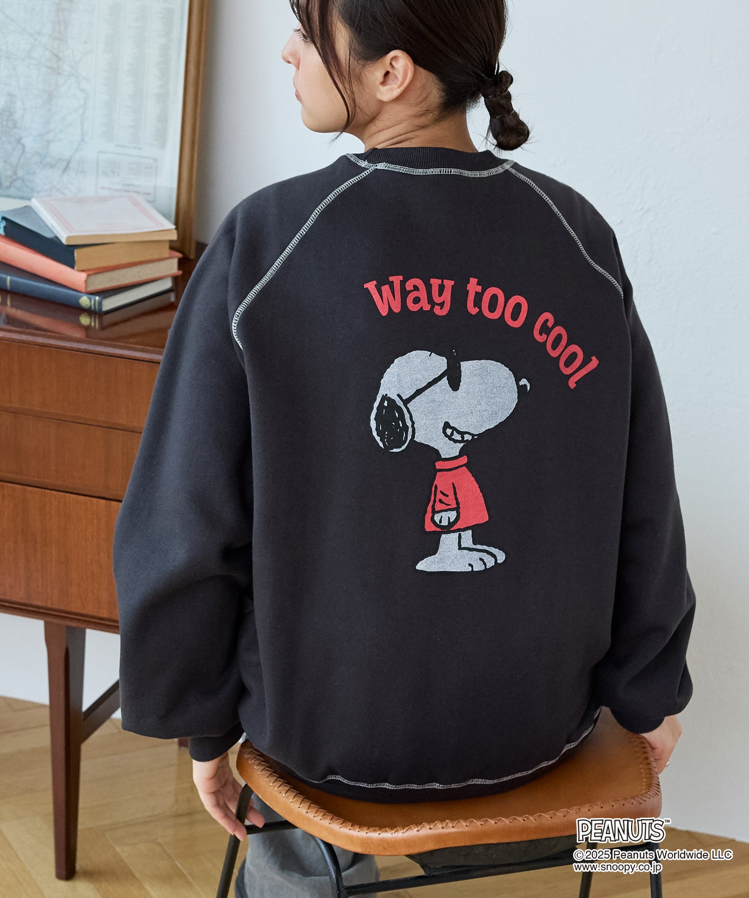 PEANUTS SNOOPY】別注 ピーナッツ スヌーピー ヴィンテージライク 刺繍