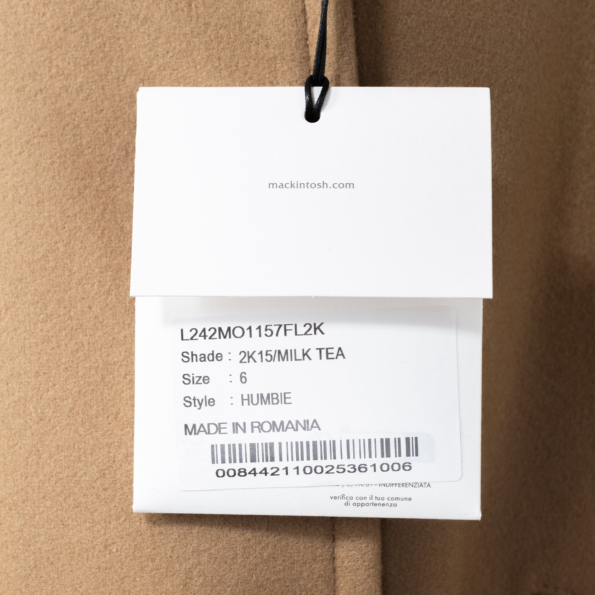 ONTADE公式｜MACKINTOSH マッキントッシュ HUMBIE MILK TEA ハンビー