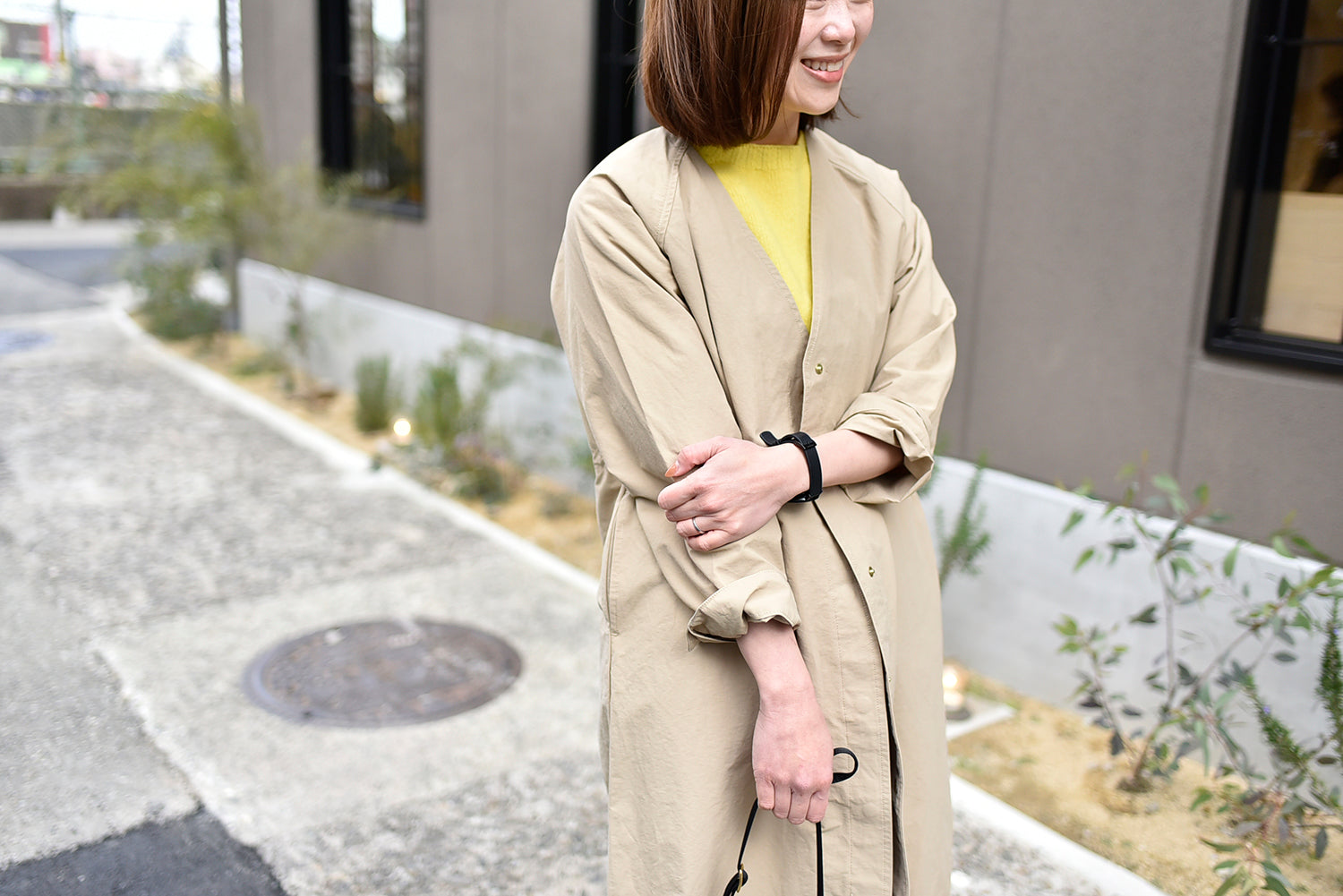 頼れるノーカラーコート – OURHOME