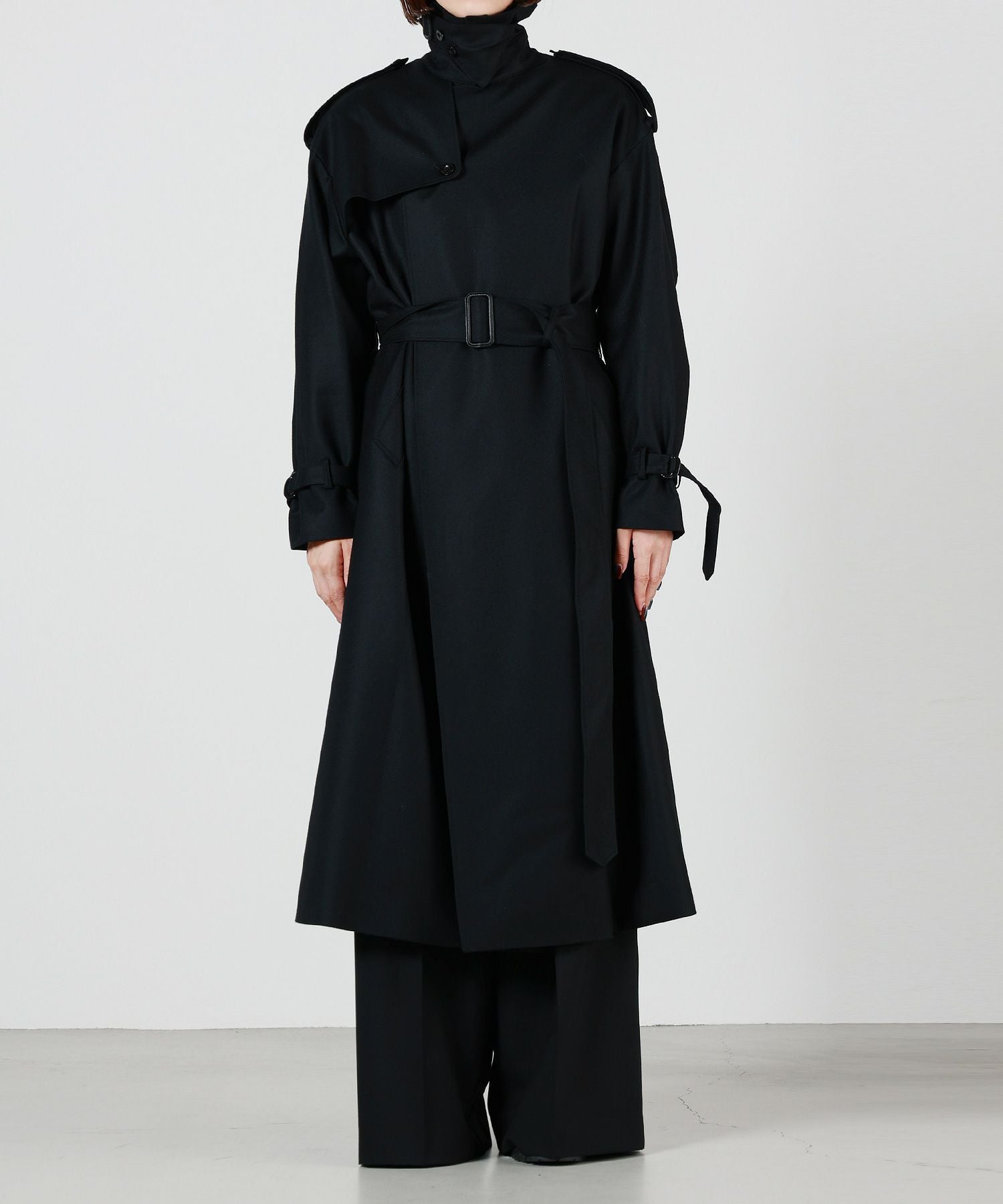 HYKE(ハイク)】FLANNEL TRENCH COAT｜PARIGOT ONLINE（パリゴオンライン）