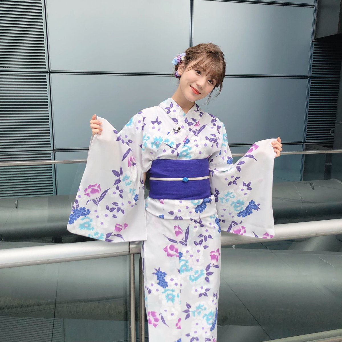 あさっては七夕🎋ということで、今朝のZIP!では浴衣を着させていただき