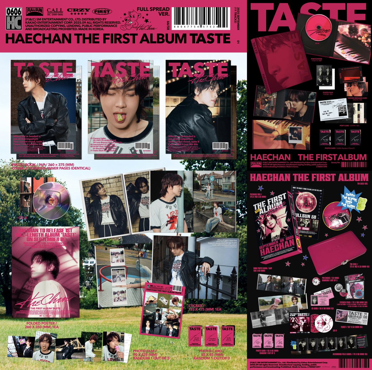 NCT HAECHAN 'TASTE' OFFICIAL MD🐻 アルバムのグッズ Qoo10にて予約