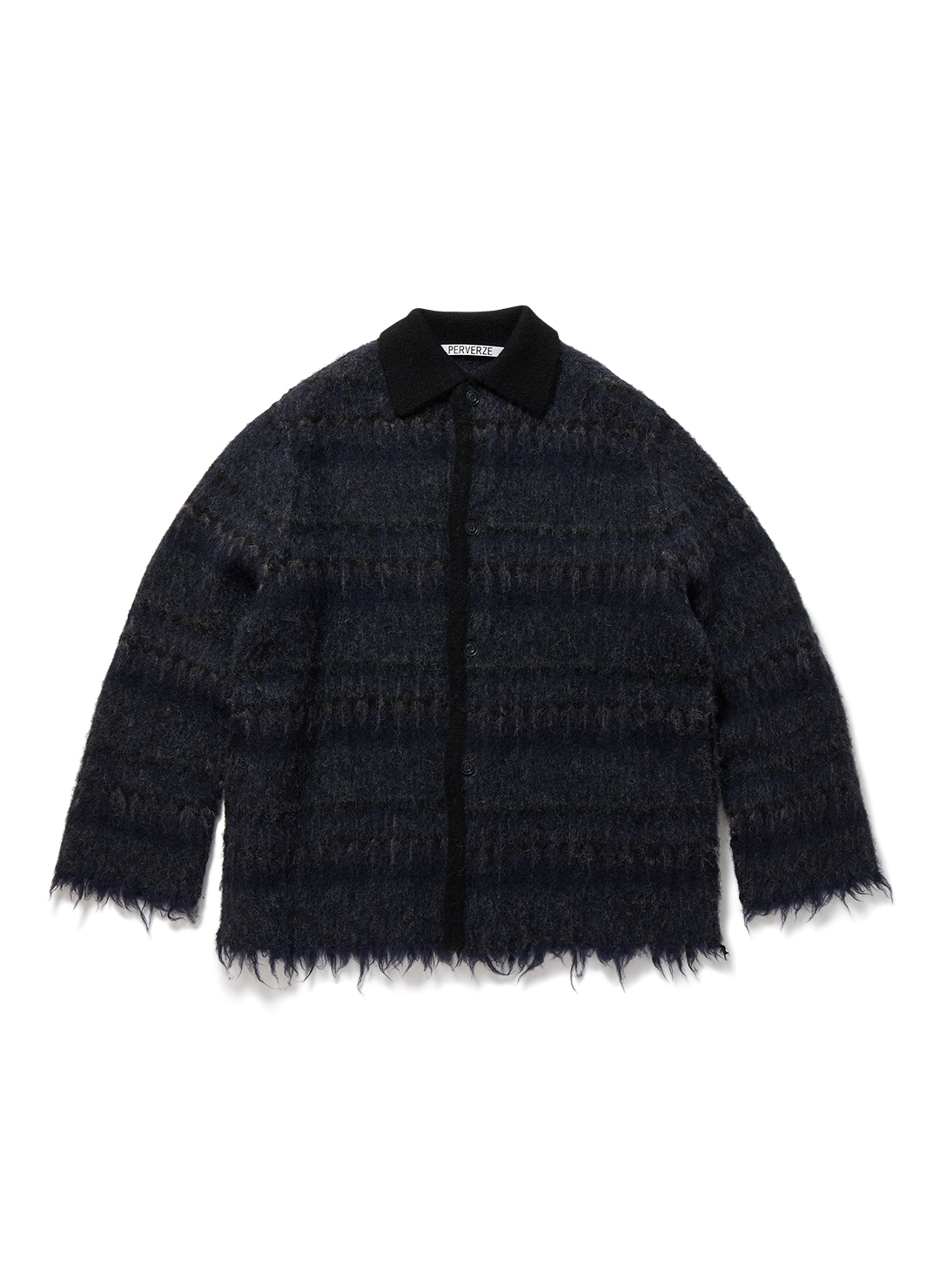 Felted Blanket Coat/Navy｜PERVERZE | パーバーズの公式オンラインストア
