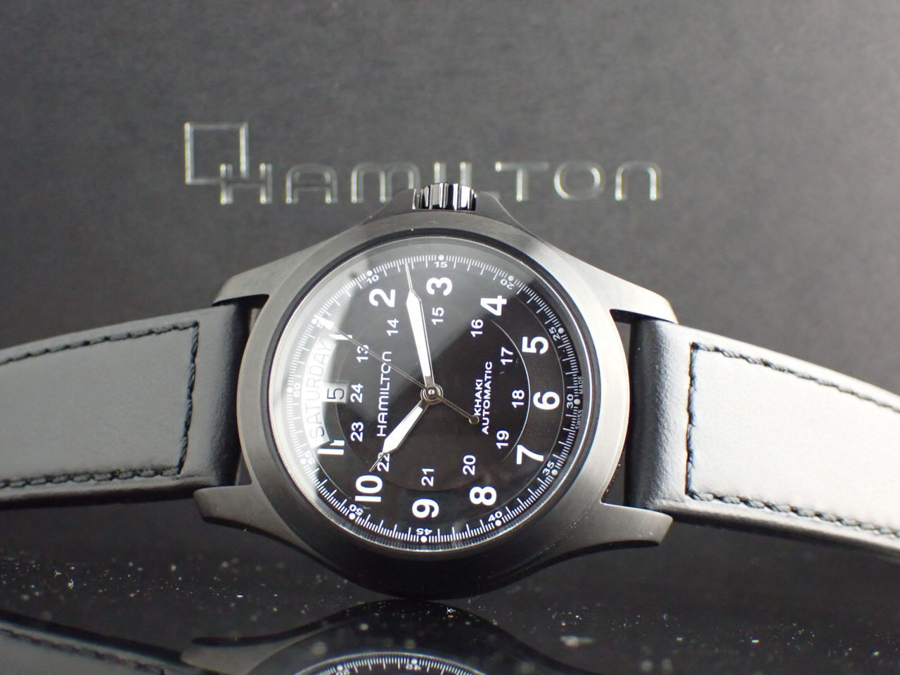 ハミルトン カーキ フィールド キング オート メンズ H64465733 を最