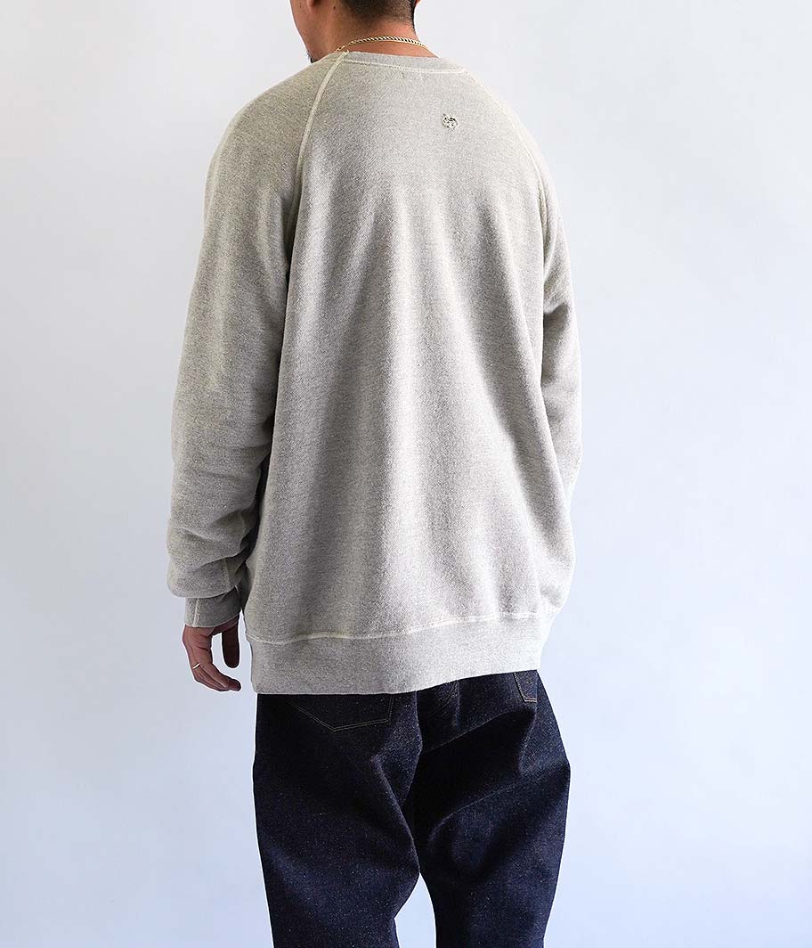 A.PRESSE Vintage Washed Sweat Shirt [GRAY] - Fresh Service