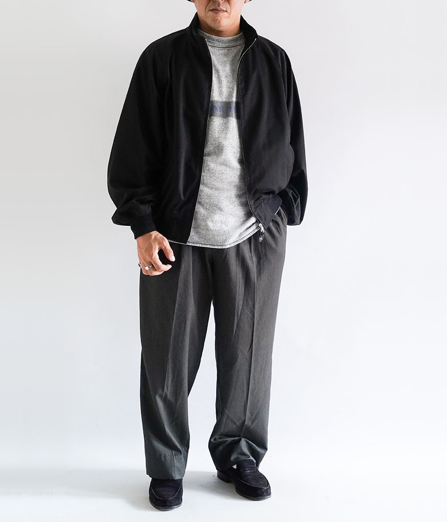 HERILL Cotton Gabardine Weekend Jacket [BLACK] - Fresh Service