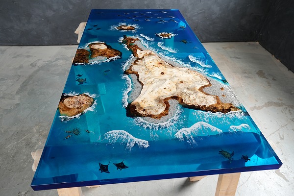 Oceanレジンテーブル｜レジンテーブル専門店 RESIN-SPACE