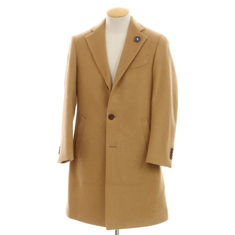 キャメルチェスターコートで作る冬のビジネススタイル｜ラルディーニを