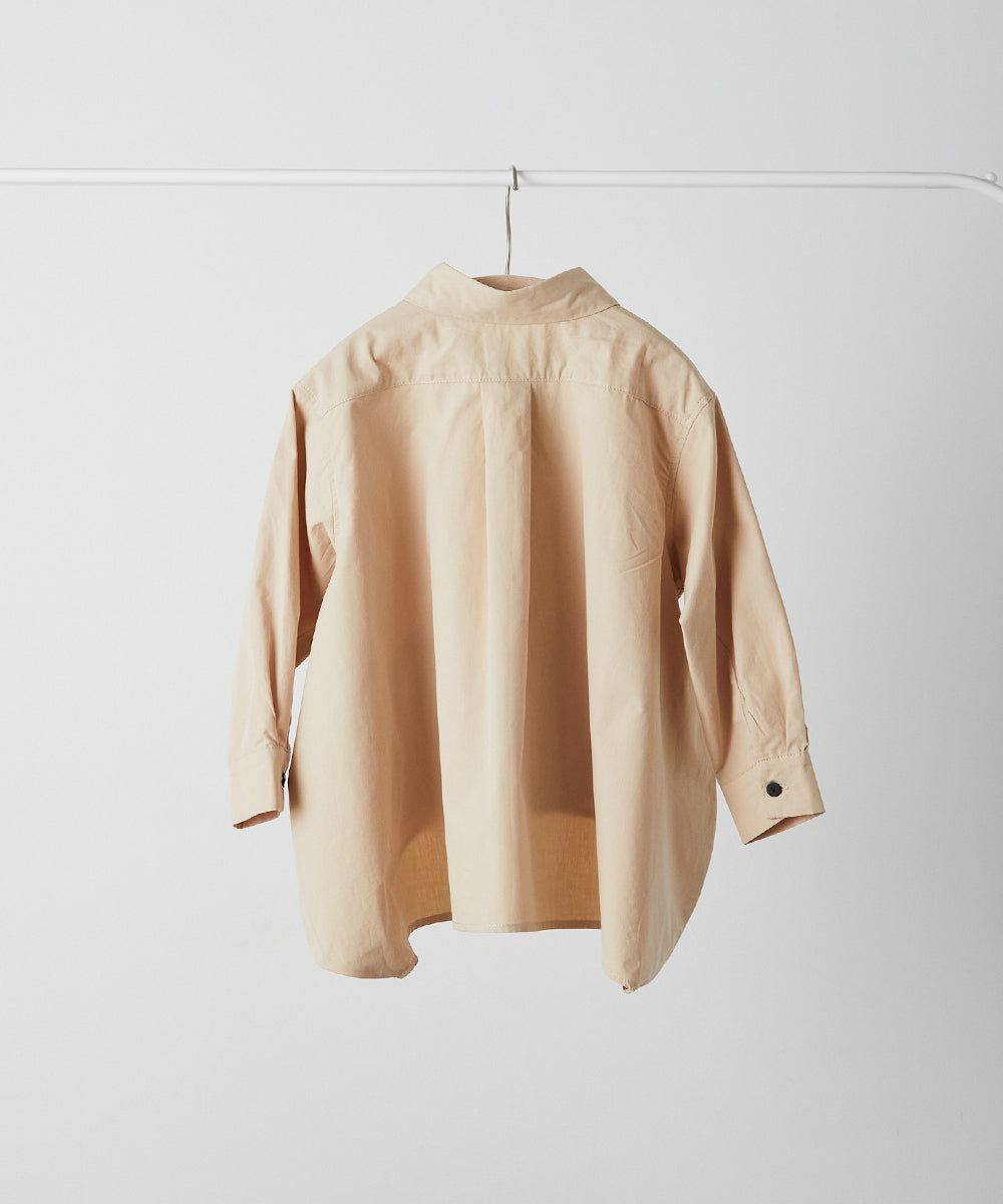 ラウンドアシンメトリーデザインシャツ