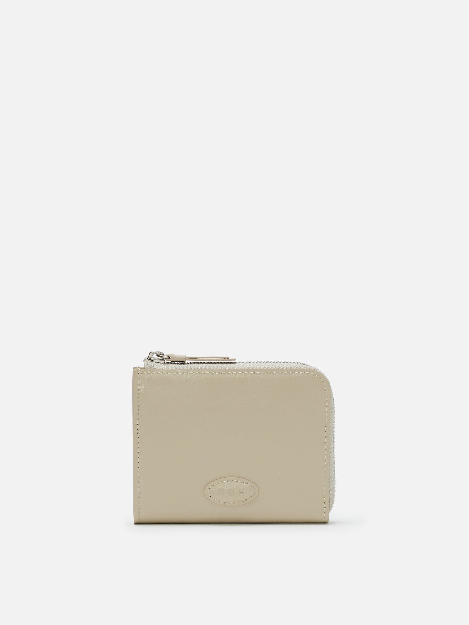 Oval button wallet