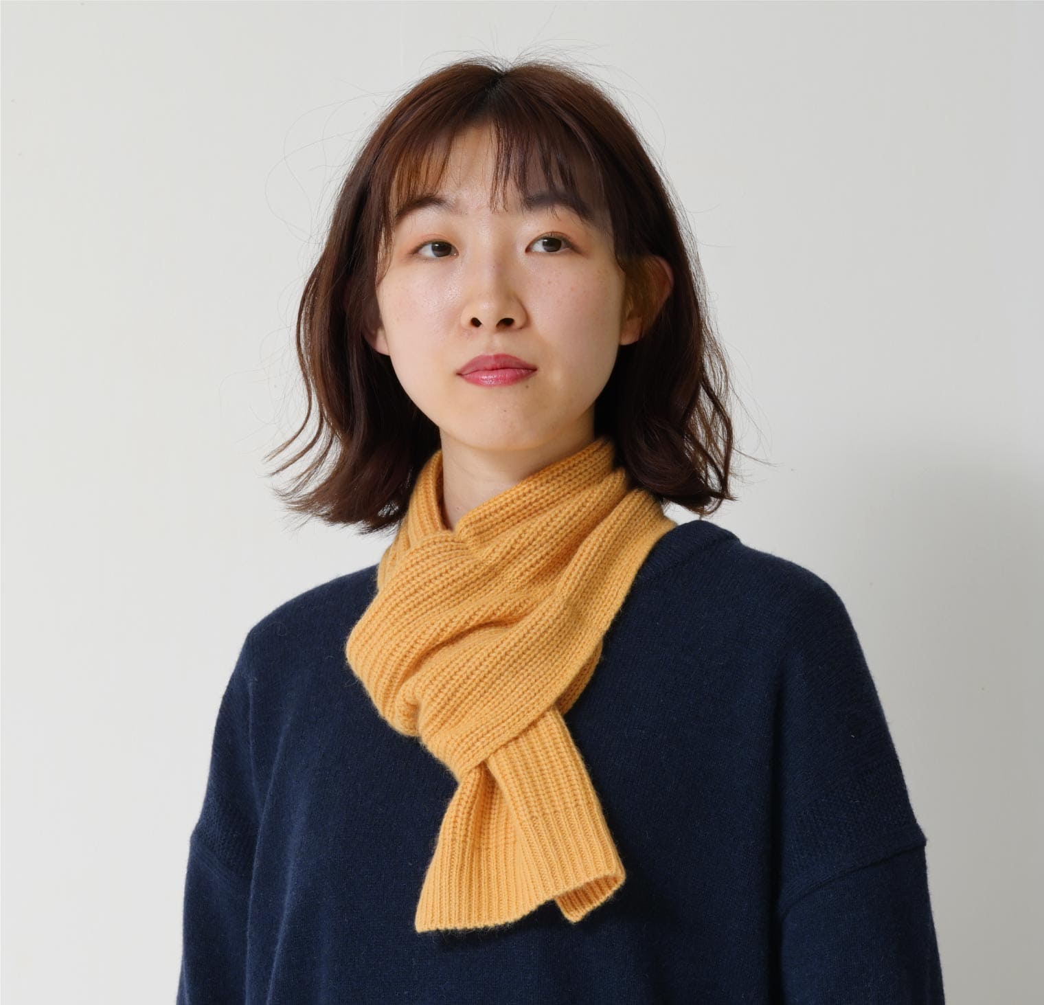 くびをつつむ / ミニマフラー 畦（ネコポス対応 送料250円） - SAIFUKU