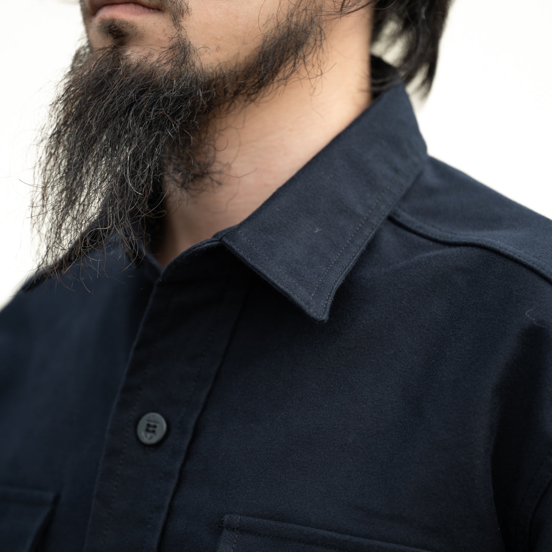 CPO Shirt Moleskin dark navy – BONCOURA Official Online Store