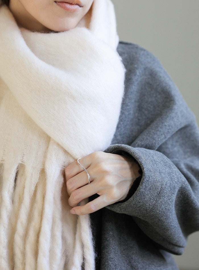 ボリュームフリンジシャギーマフラー – SELECT MOCA