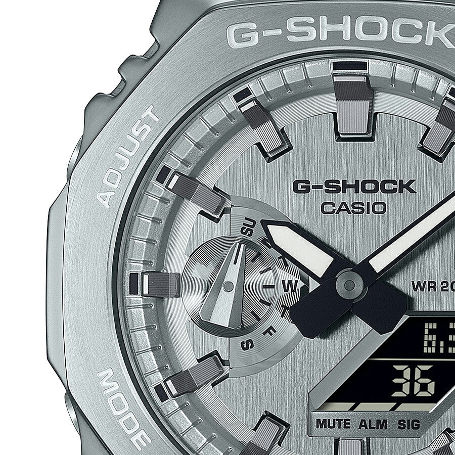 G-SHOCK メタルカバード ファインメタリックシリーズ シルバー GM